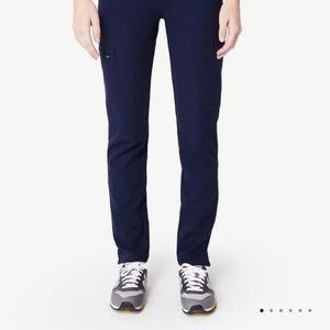 Navy blue figs skinny scrubs